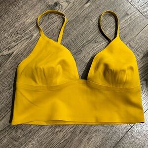 Free People Yellow Bra